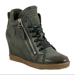 MIZ MOOZ Adela Wedge Sneaker Boot